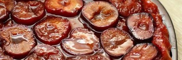 тарт татен со сливами