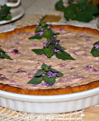 Творожно-вишневый тарт