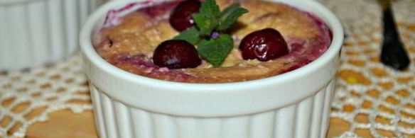 творожно-вишневый тарт