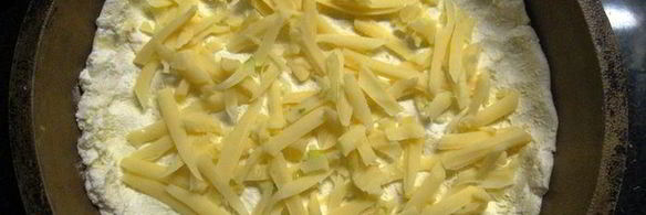 творожный тарт с кабачковой начинкой