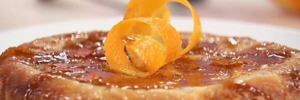 яблочно-апельсиновый тарт