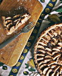 Яблочный тарт с корицей