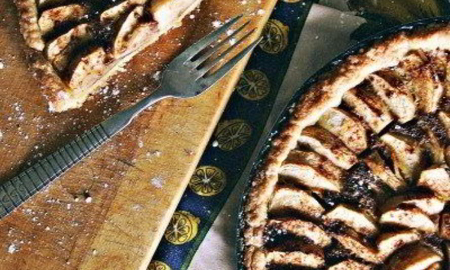 Рецепт яблочного тарта с корицей