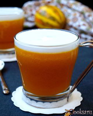 Тыквенное желе с меренгой