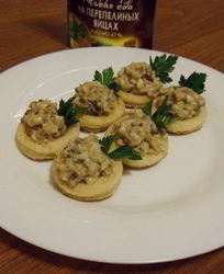 Волованы с грибами