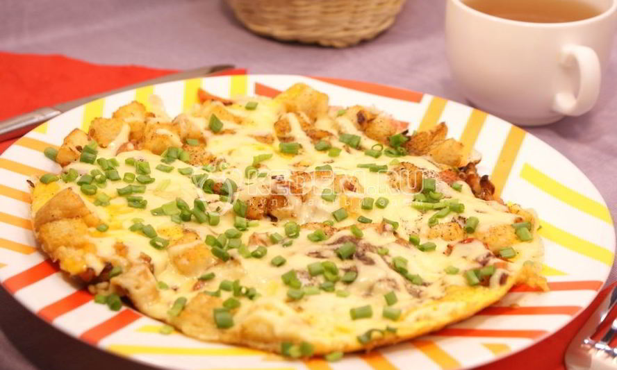 Рецепт яичницы по-французски