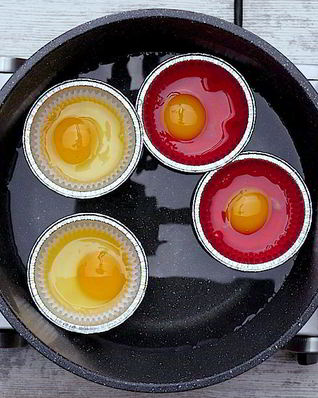 Яичница с помидорами