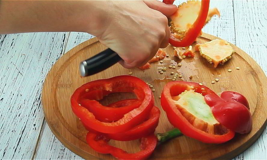 Рецепт яичницы в перце