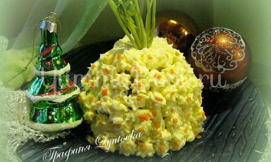 Рецепт закуски ананас