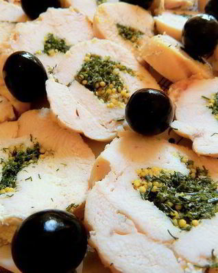 Закуска из куриной грудки Раковые шейки