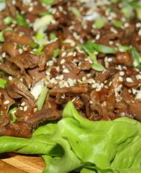 Закуска из куриных желудков