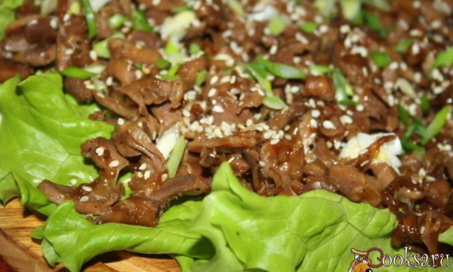 Рецепт закуски из куриных желудков