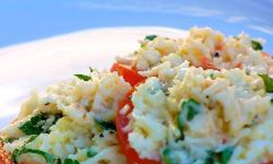 Рецепт закуски из помидоров с сыром пармезан