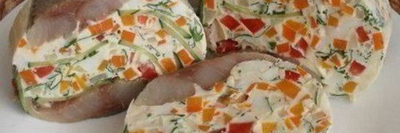 Закуска из сельди с красным перцем