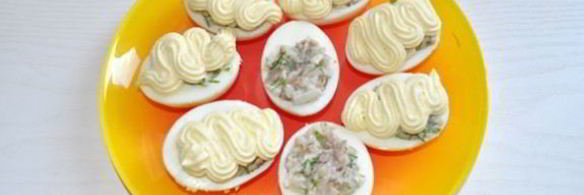 закуска из яиц с сельдью