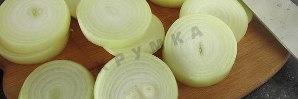 закуска из запеченного лука с сыром