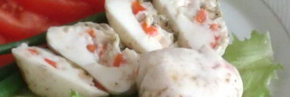 закуска на белках со сладким перцем