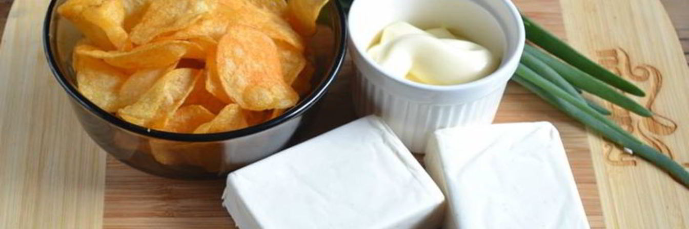 Закуска на чипсах