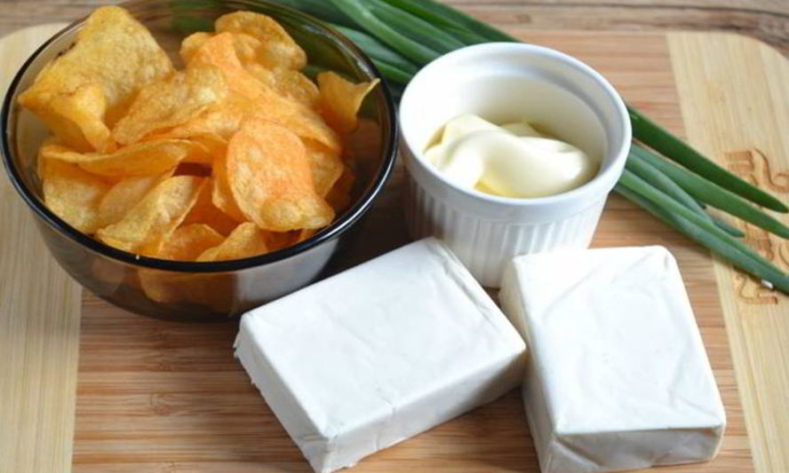 Рецепт закуски на чипсах