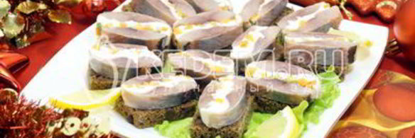 закуска новогодняя селедочка