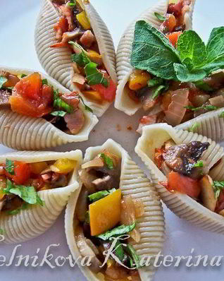 Закуска в ракушках