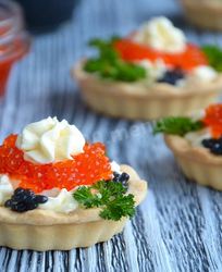 Закуски с икрой