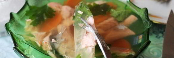 заливное из семги