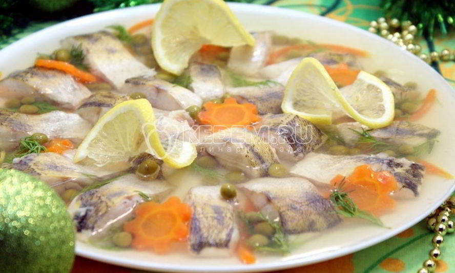 Рецепт заливного из судака праздничное