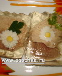 Заливное из языка