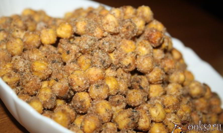 Рецепт запеченного нута к пиву