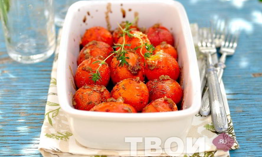 Рецепт запеченных помидоров