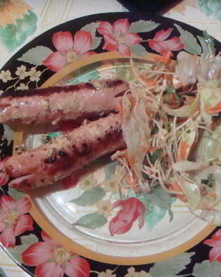 Жареные сосиски