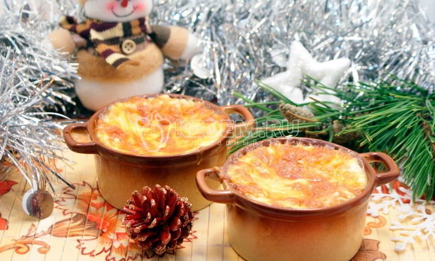 Рецепт новогоднего жюльена