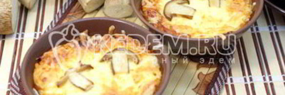 жульен из белых грибов