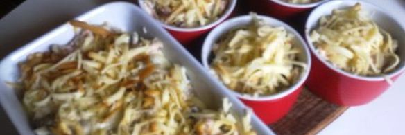 жульен с курицей и грибами