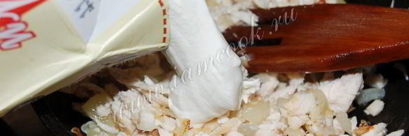 жульен с курицей