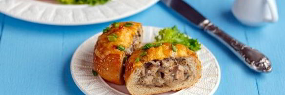 жульен в булочках