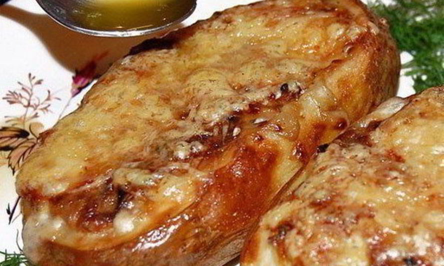 Рецепт жульена в картофеле