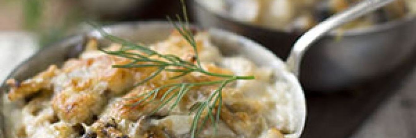 Жюльен из курицы с грибами