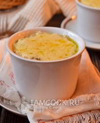 Жюльен с креветками